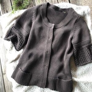 Elie Tahari bell sleeve cardigan